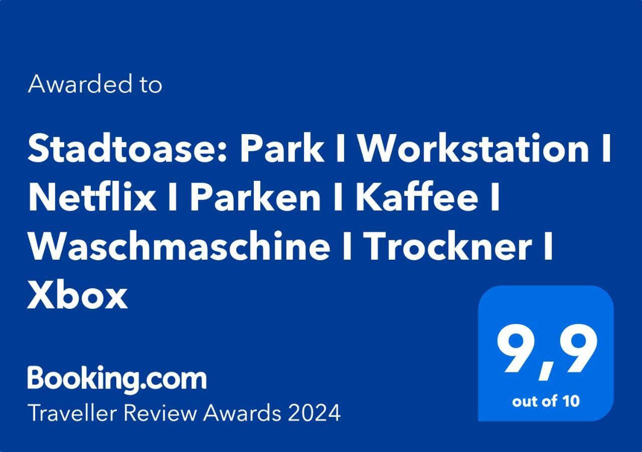 Dnd Stadtoase I Park I Workstation I Netflix I Parken I Kaffee I Waschmaschine I Trockner I Xbox Würzburg Exteriör bild